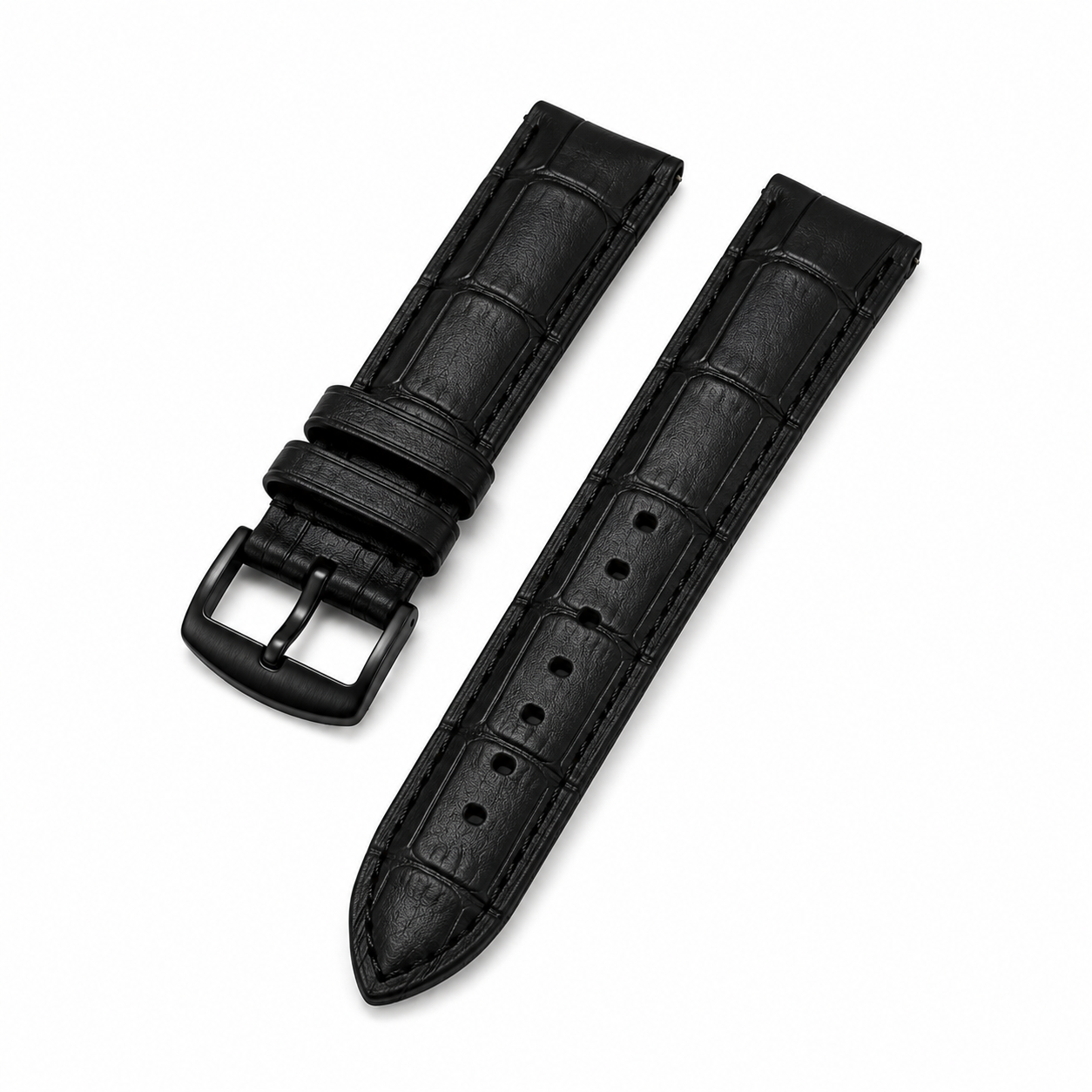 Heritage Croco Black Strap